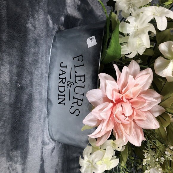 Atrificial Flower Arrangement Spring Home Decor Centerpiece Handmade Faux Accent - Picture 4 of 10